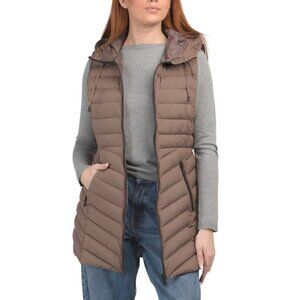 BERNARDO Pine Bark Active Puffer Vest
